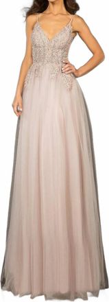 Terani Couture Tulle Prom Dress In Lilac