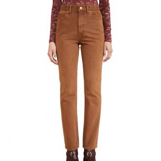 Ulla Johnson Womens The Agnes Jean In Umber Wash