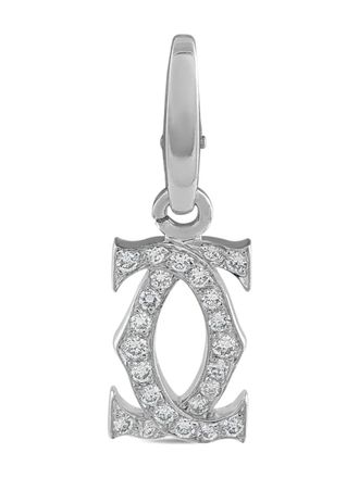 Cartier 18K white gold diamond pendant - Argento