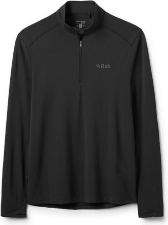 RAB Force L/S Zip Funktionsshirt f&uuml;r Herren | schwarz
