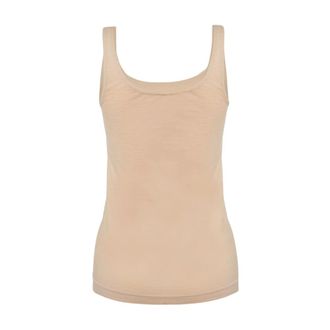 Wolford Top Senza Maniche in Lana Pura - - Tops - Donna - Rosa - XS
