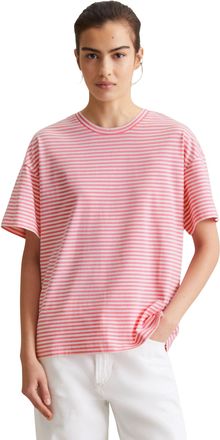 Marc O'Polo Denim T-Shirt geringelt, Rundhals, relaxed fit