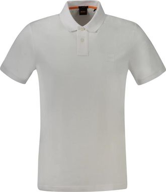HUGO BOSS Passenger Polo - Heren - Polos - Wit - M - Katoen - Tops