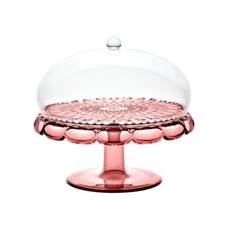 Guzzini Alzata Con Campana Vanity Bio-based D 30 Cm Rosso