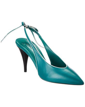 Miu Miu Leather Slingback Pump