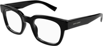 Saint Laurent Glasses, unisex, Black, 51 MM, Linea SL Logo Frame