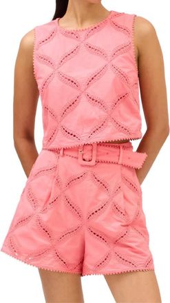 Allison Everly Tank Top In Coral