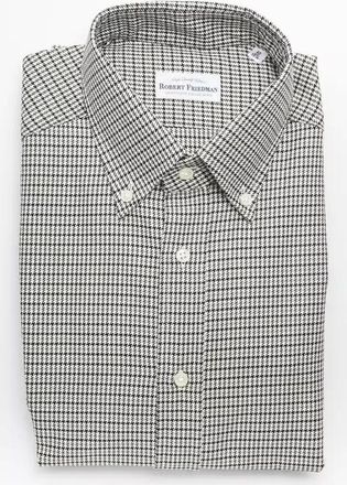 Robert Friedman Beige Cotton Men Mens Shirt