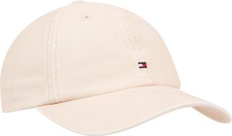 Tommy Hilfiger Mens Cotton 85 Logo Adjustable Baseball Cap, Pink Bloom, One Size