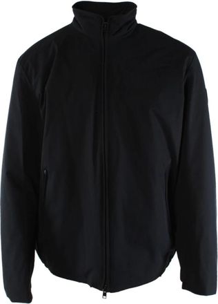 Woolrich Sailing Two Layers Bomber - Heren - Winterjassen - Blauw - 2XL - Polyester - Jassen