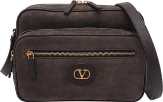 Valentino Garavani Antibes Suede Camera Bag