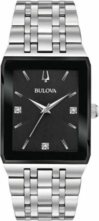 Bulova Mens Classic Black Dial Watch
