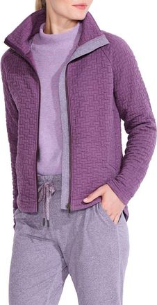 Nic+Zoe All Year Quilt Double Knit Jacket in Plum at Nordstrom Rack, Size X-Large