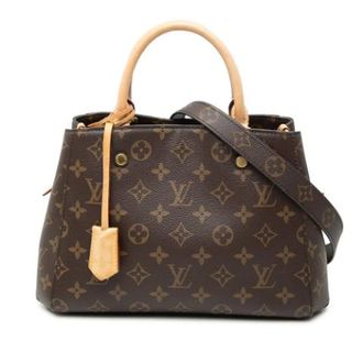 Louis Vuitton Pre-owned Montaigne BB - Dames - Pre-owned - Bruin - Maat: ONE Size