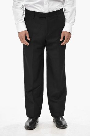 Off-white Pantaloni 4 Tasche in Lana Vergine con Passanti Off-White