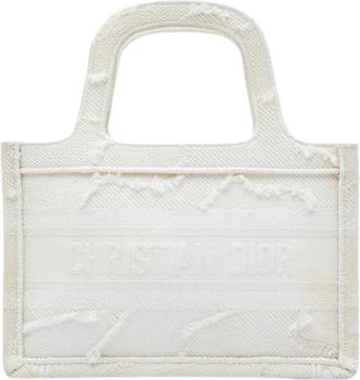 Dior Pre-owned Book Tote - Dames - Vintage Shopper - Wit - ONE Size - Vintage