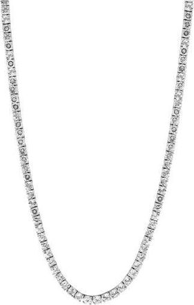 Effy Mens Sterling Silver White Topaz Tennis Necklace at Nordstrom Rack, Size 22