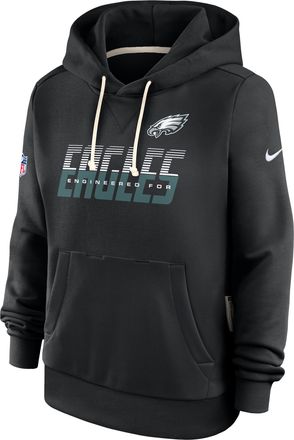 Nike Philadelphia Eagles Sideline Standard Issue Nike Womens Dri-FIT NFL Pullover Hoodie in Black | 03C300A86-SX8