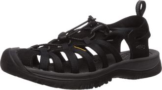 Keen Womens Whisper Sandal, Black Magnet, 7.5 UK