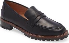 Madewell The Corinne Lug Sole Loafer in True Black at Nordstrom Rack, Size 8