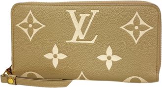 Louis Vuitton Beige Long Wallet (Bi-Fold) (Pre-Owned)