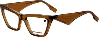 Karl Lagerfeld Womens 54mm Light Brown Eyeglasses KL6195-210-54