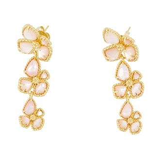 Zimmermann Orecchini Pendenti Grandi Bloom - - Accessories - Donna - Giallo - ONE SIZE