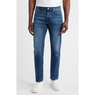 BOSS Delaware Slim Fit Jeans in Navy at Nordstrom, Size 29 X 32