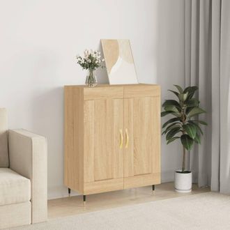 vidaXL Vidaxl - Aparador De Madera De Ingenier&iacute;a Roble Sonoma 69,5x34x90 Cm