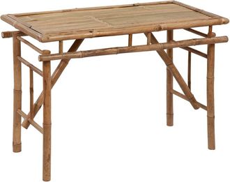 vidaXL Mesa Plegable De Jard&iacute;n De Bamb&uacute; 115x50x75 Cm Vidaxl