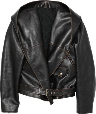 Alaia Hooded Belted Jacket