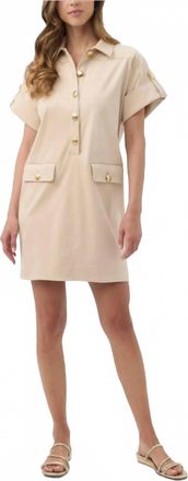 Trina Turk Sequoia Dress In Tan