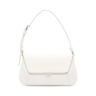 Amina Muaddi Shoulder Bags, female, White, Size: ONE SIZE Ami Mini Shoulder Bag