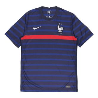 Nike 20-21 Season European Cup Home Fan Edition Casual Sports Training Jersey Short Sleeve Blue CD0700-498