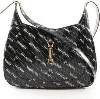 Balenciaga Pre-owned Shoulder Bags, female, Black, Size: ONE SIZE Pre-owned Leather balenciaga-bags