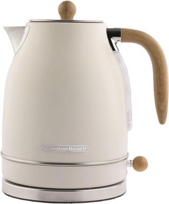 Hamilton Beach Scandi Jug Electric Kettle Matte Cream 1.7L - Hamilton Beach