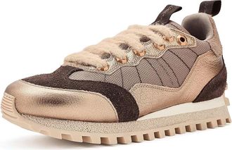 AllSaints Nevis Sneakers Womens Shoes Bronze/Brown : 9.5 M, Suede
