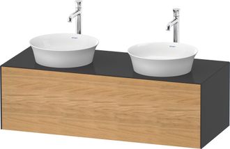 Duravit Tulip Blanco, Mueble De Pared, Ancho 1300 X Fondo 550mm, - Duravit