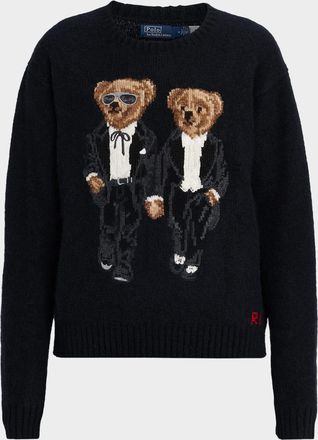 Polo Ralph Lauren The Ralph and Ricky Tuxedo Bear Sweater