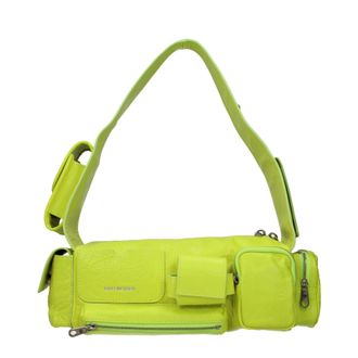 Balenciaga Superbusy Umh&auml;ngetaschen Damen Leder Gelb/Fluo Gelb