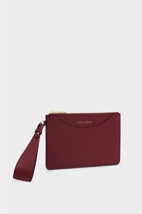 Katie Loxton Alba Wristlet Pouch in Cherry at Nordstrom
