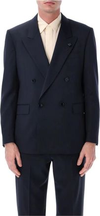 Lardini Soir&eacute;e Double-breasted Jacket - Heren - Blazers - Blauw - M - Wol - Jassen