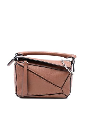 Loewe 2020 Nano Calfskin Puzzle satchel - Brown