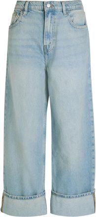 Good American rolled-cuff jeans - women - Fabric - 10 - Blue
