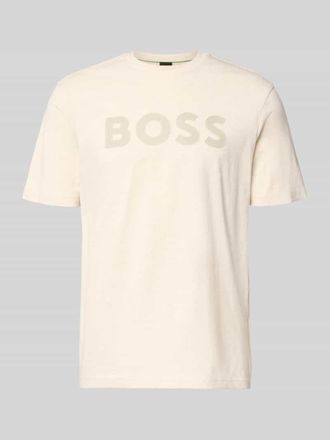 HUGO BOSS Regular Fit Poloshirt aus reiner Baumwolle Modell PADDY in Offwhite, Gr&ouml;&szlig;e XXXL