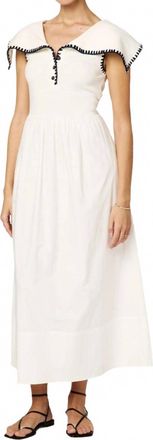 Cleobella Jordon Ankle Dress In Ivory