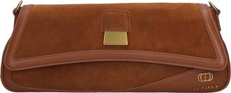La Carrie Athena Leren Tas - Dames - Schoudertassen - Bruin - ONE Size - Leer - Tassen