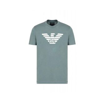 Emporio Armani T-Shirts - Heren - T-shirts - Blauw - L - Tops
