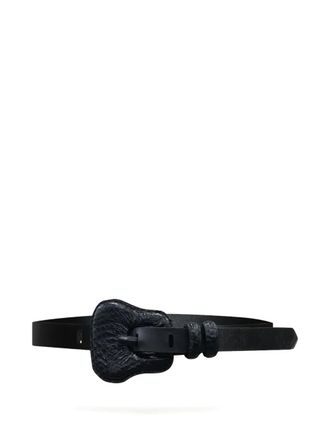 Johanna Ortiz Traditions leren riem - Zwart