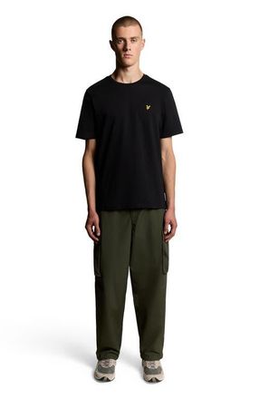 Lyle & Scott Crew Neck Short Sleeve T-Shirt in Jet Black at Nordstrom, Size Xx-Large